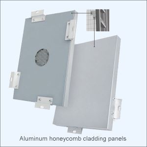 แผ่นอลูมิเนียม Honeycomb Wall Cladding Panel